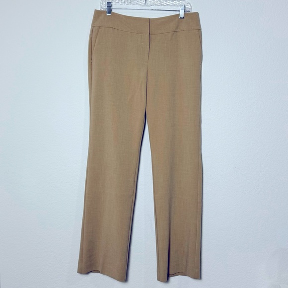 Ann Taylor Factory Women's Light Brown Tan Curvy Casual Pants Slacks Size 8 - Picture 1 of 14